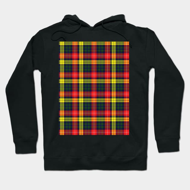 Buchanan Modern Plaid Tartan Scottish Hoodie by ScottishShop